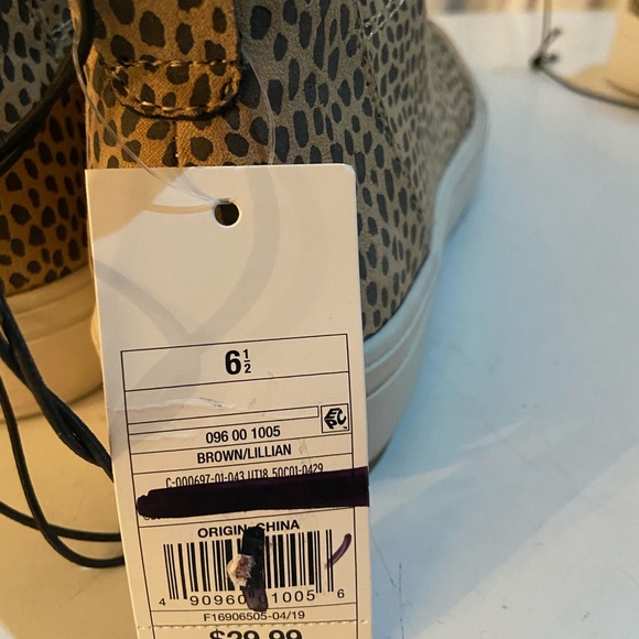 Universal Thread leopard mid top sneakers NWT - Picture 10 of 11